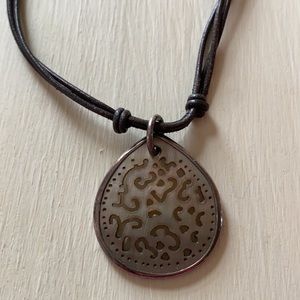 Silpada Carved Shell Necklace